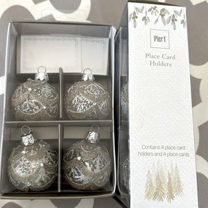 8 holiday ornament place card holders pier 1